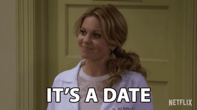 Woman In Lab Coat Saying It's A Date On Netflix GIF