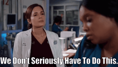 Woman In Lab Coat Saying We Don't Seriously Have To Do This GIF