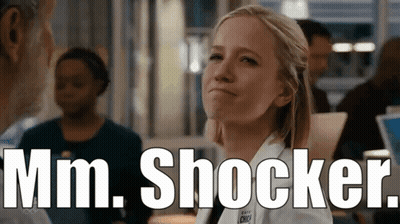 Woman In Lab Coat Says Mm Shocker GIF