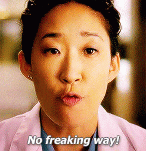 Woman In Lab Coat Says No Freaking Way GIF
