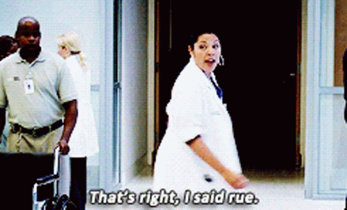 Woman In Lab Coat Says That's Right I Said Rue GIF