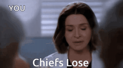 Woman In Lab Coat Says You Chiefs Lose GIF