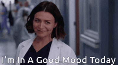 Woman In Lab Coat Smiling I'm In A Good Mood Today GIF