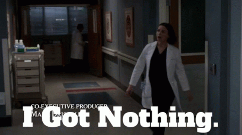Woman In Lab Coat With I Got Nothing GIF