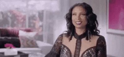 Woman In Lace Dress Smiling GIF