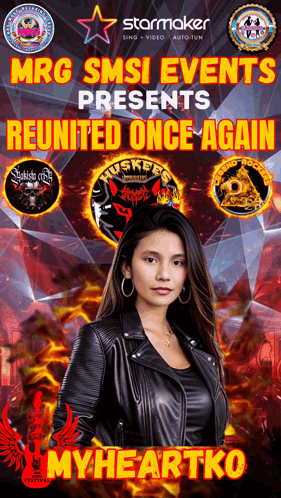 Woman In Leather Jacket Myheartko Poster GIF