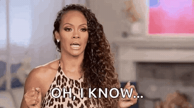 Woman In Leopard Print Making Funny Face Saying Oh I Know GIF