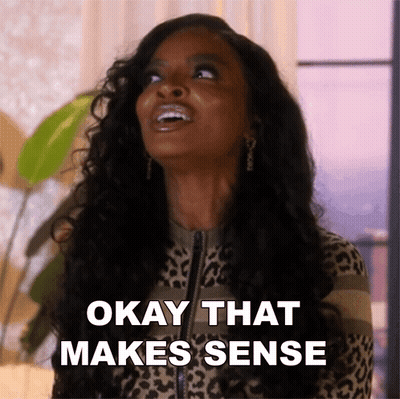 Woman In Leopard Print Smiling Makes Sense GIF