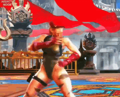 Woman In Leotard Dancing In Video Game Mighty Noob GIF