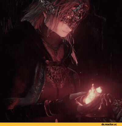 Woman In Mask Holding Fire GIF