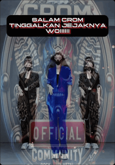 Woman In Mask Official Community Poster GIF
