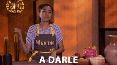 Woman In Merino Apron Says A Darle GIF