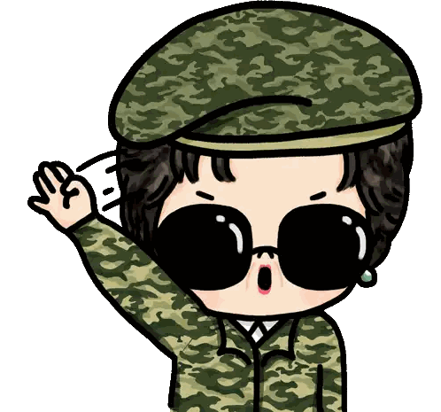 Woman In Military Uniform Sticker