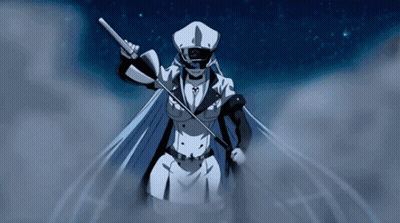 Woman In Military Uniform Holding Sword GIF
