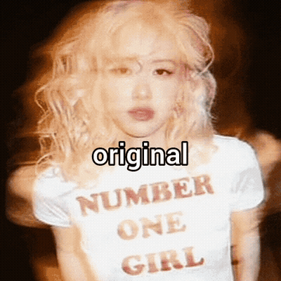 Woman In Number One Girl T-Shirt GIF