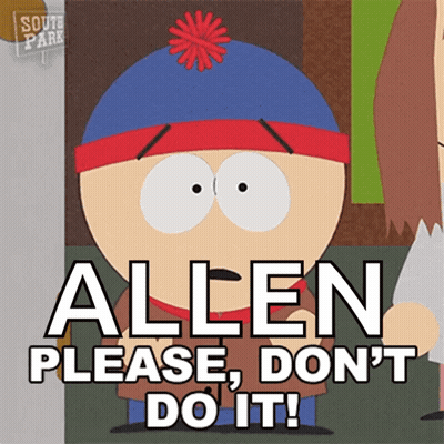 Woman In Orange Jacket Standing Before Do Not Do That Sign GIF