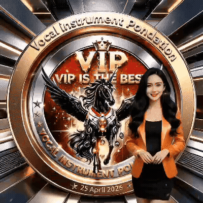 Woman In Orange Jacket Standing In Front Of Unicorn Logo GIF