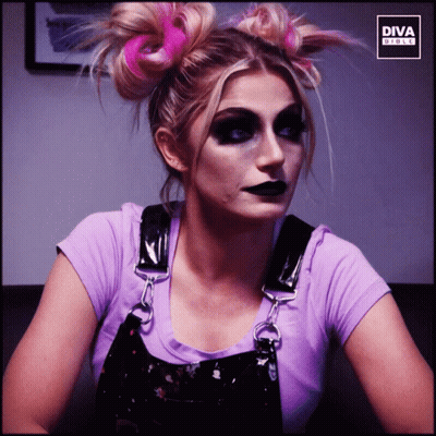 Woman In Overalls And Purple Shirt Diva Girls GIF