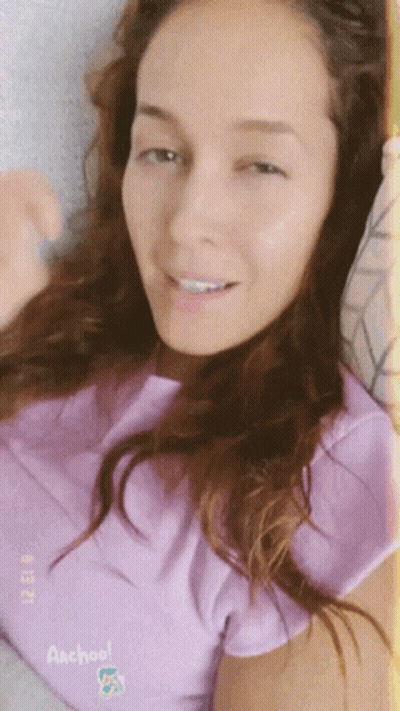 Woman In Pink Aaschool Shirt GIF
