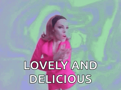 Woman In Pink Dress Dancing Lovely And Delicious GIF