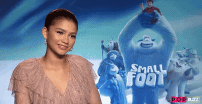 Woman In Pink Dress In Front Of Foot Poster GIF
