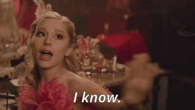 Woman In Pink Dress Saying I Know GIF