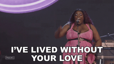 Woman In Pink Dress Singing For So Long GIF