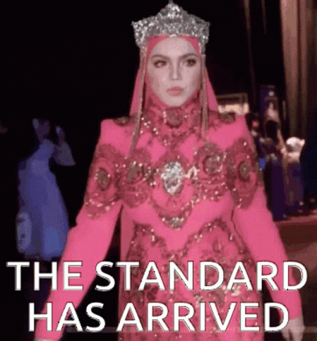 Woman In Pink Dress The Standard Has Arrived GIF