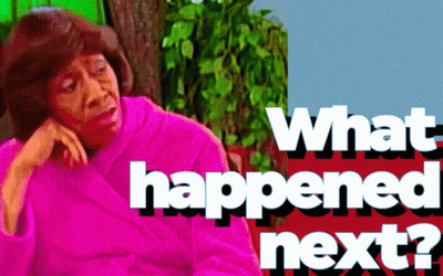 Woman In Pink Robe Saying What Happened Next GIF