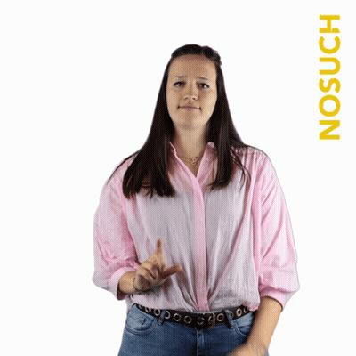 Woman In Pink Shirt Making Funny Face GIF