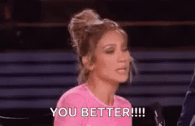 Woman In Pink Shirt Saying You Better At Microphone GIF