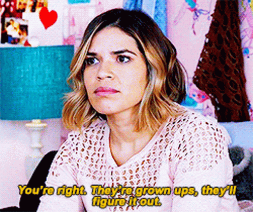 Woman In Pink Sweater Saying You're Right GIF