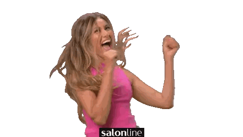 Woman In Pink Tank Top Dancing Sticker