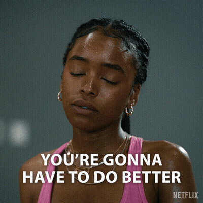 Woman In Pink Tank Top You're Gonna Have To Do Better On Netflix GIF