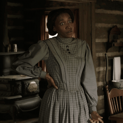 Woman In Plaid Dress Says You Know Better GIF