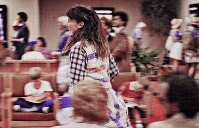 Woman In Plaid Shirt Saying Arizona Dancing GIF