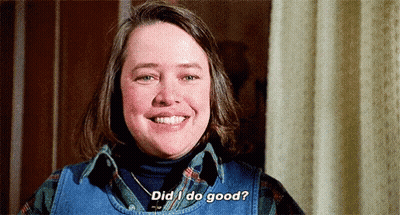 Woman In Plaid Shirt Smiling Asking Did I Do Good GIF