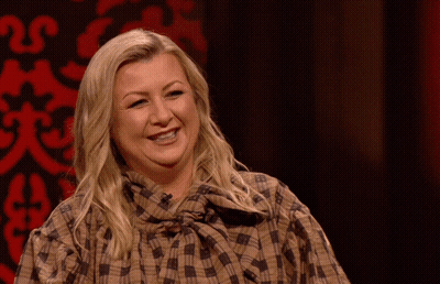 Woman In Plaid Shirt Smiling GIF