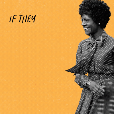 Woman In Polka Dot Dress If They Don't Give You A Seat At The Table GIF