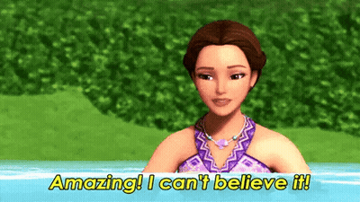 Woman In Pool Saying Amazing I Can't Believe It GIF