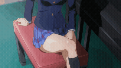 Woman In Purple Dress With Snake GIF