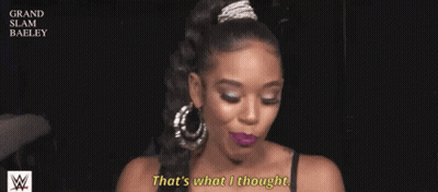 Woman In Purple Lipstick Saying That's What I Thought GIF