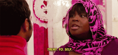 Woman In Purple Scarf Talking To Man GIF