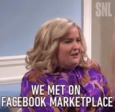 Woman in Purple Shirt Says We Met on Facebook Marketplace
