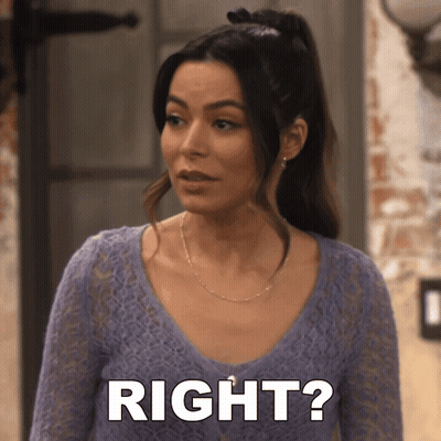 Woman In Purple Top With Right GIF
