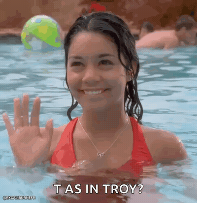 Woman In Red Bikini Swimming And Waving GIF