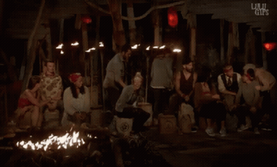 Woman In Red Buff Headband Held By Man GIF