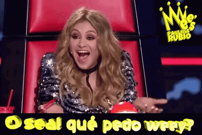 Woman In Red Chair Saying O Seal Que Pedo Weev GIF