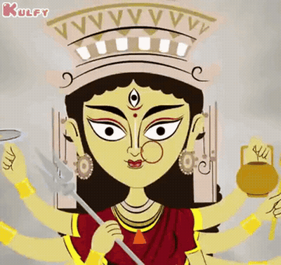 Woman In Red Dress And Yellow Sweater Holding Scissors GIF