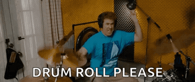 Woman In Red Dress Arms Outstretched Surprise Surprise GIF